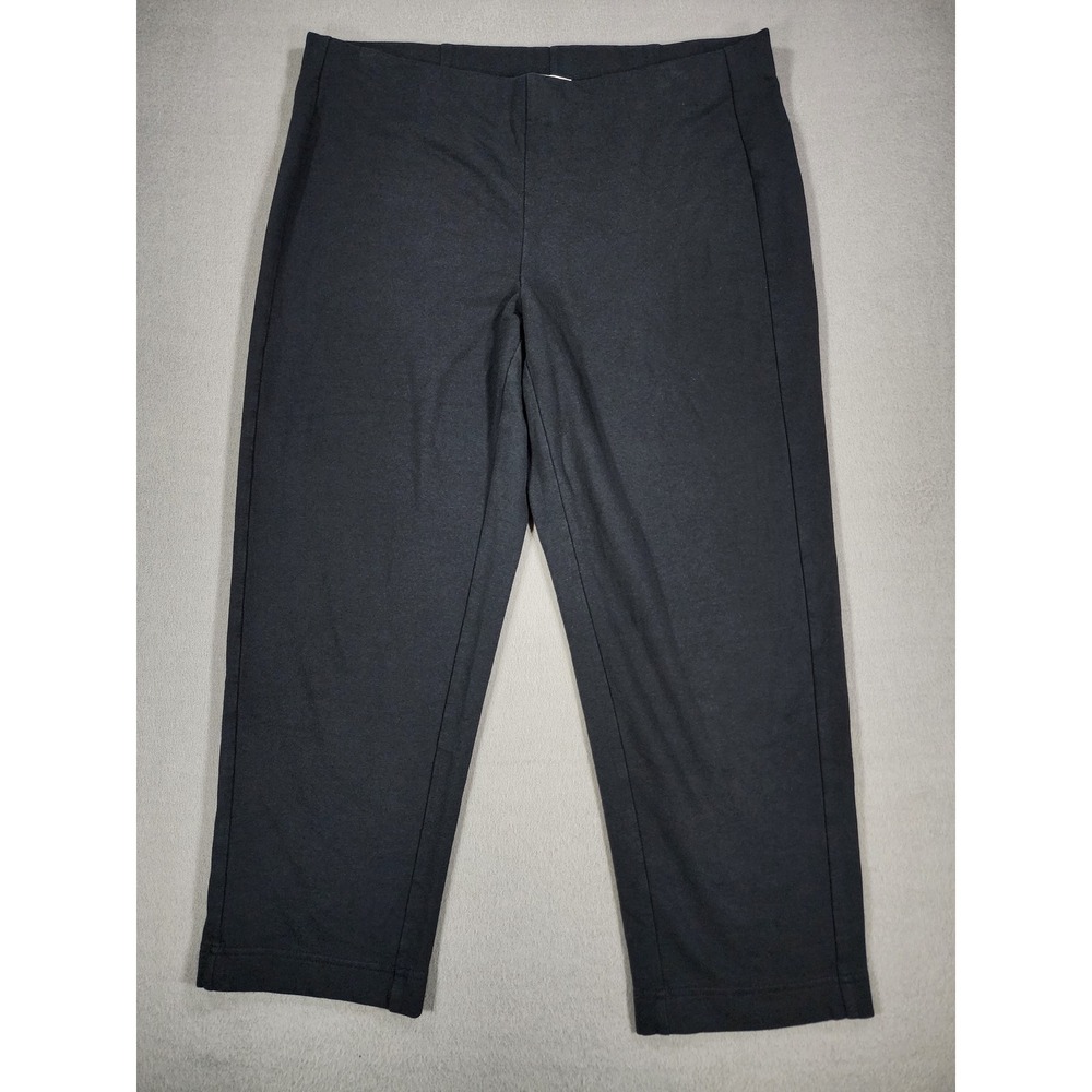 Pure Jill Slim Leg Cropped Pant Medium J Jill Pima Cotton Pull On Lounge Casual